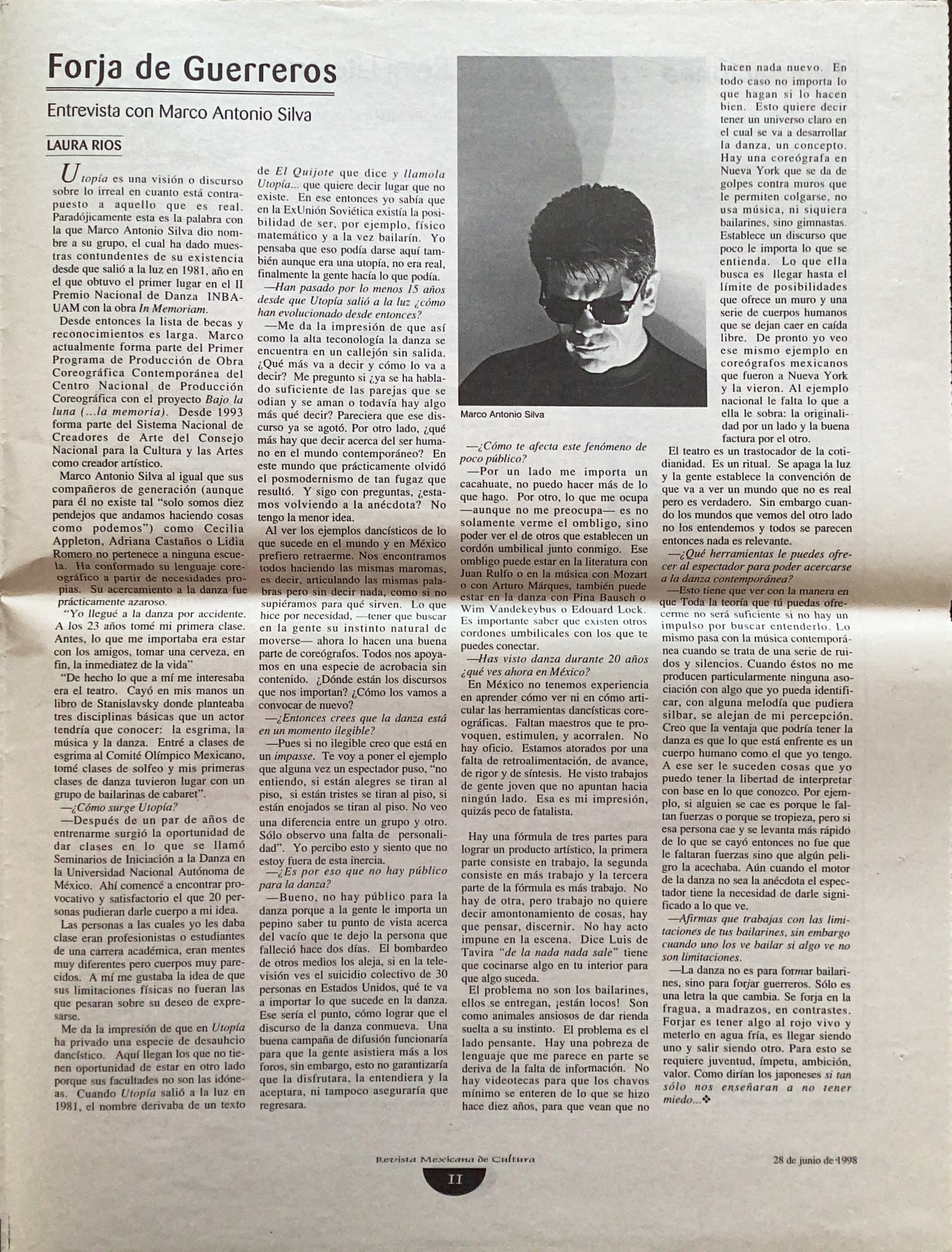 Forja de Guerreros - Entrevista con Marco Antonio Silva