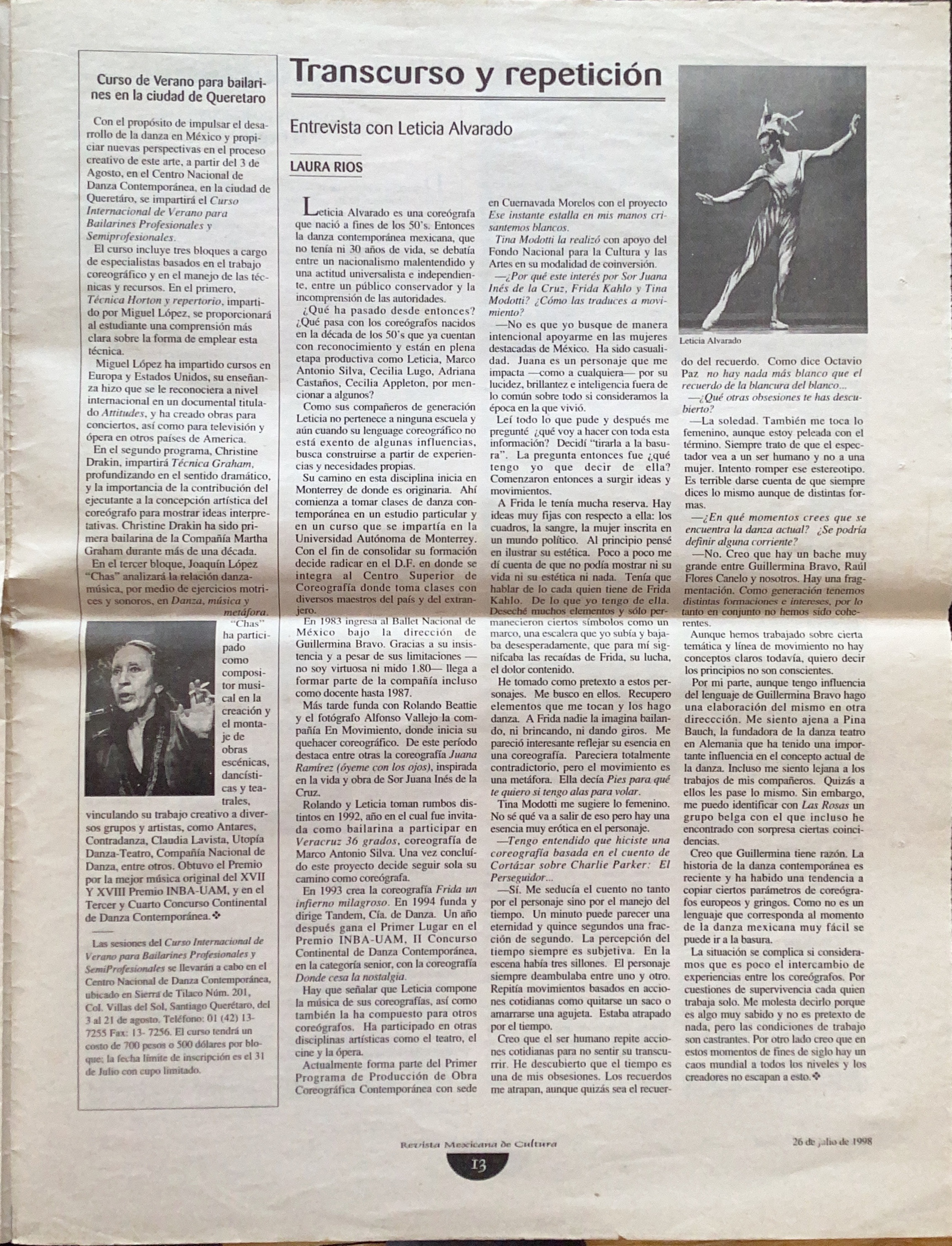 Transcurso y repetición